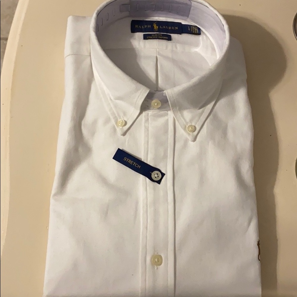 Ralph Lauren stretch slim fit oxford